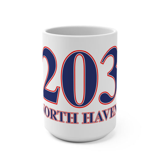 203 North Haven Red White & Blue Mug 15oz