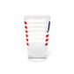 East Granby Connecticut Flag Pint Glass, 16oz