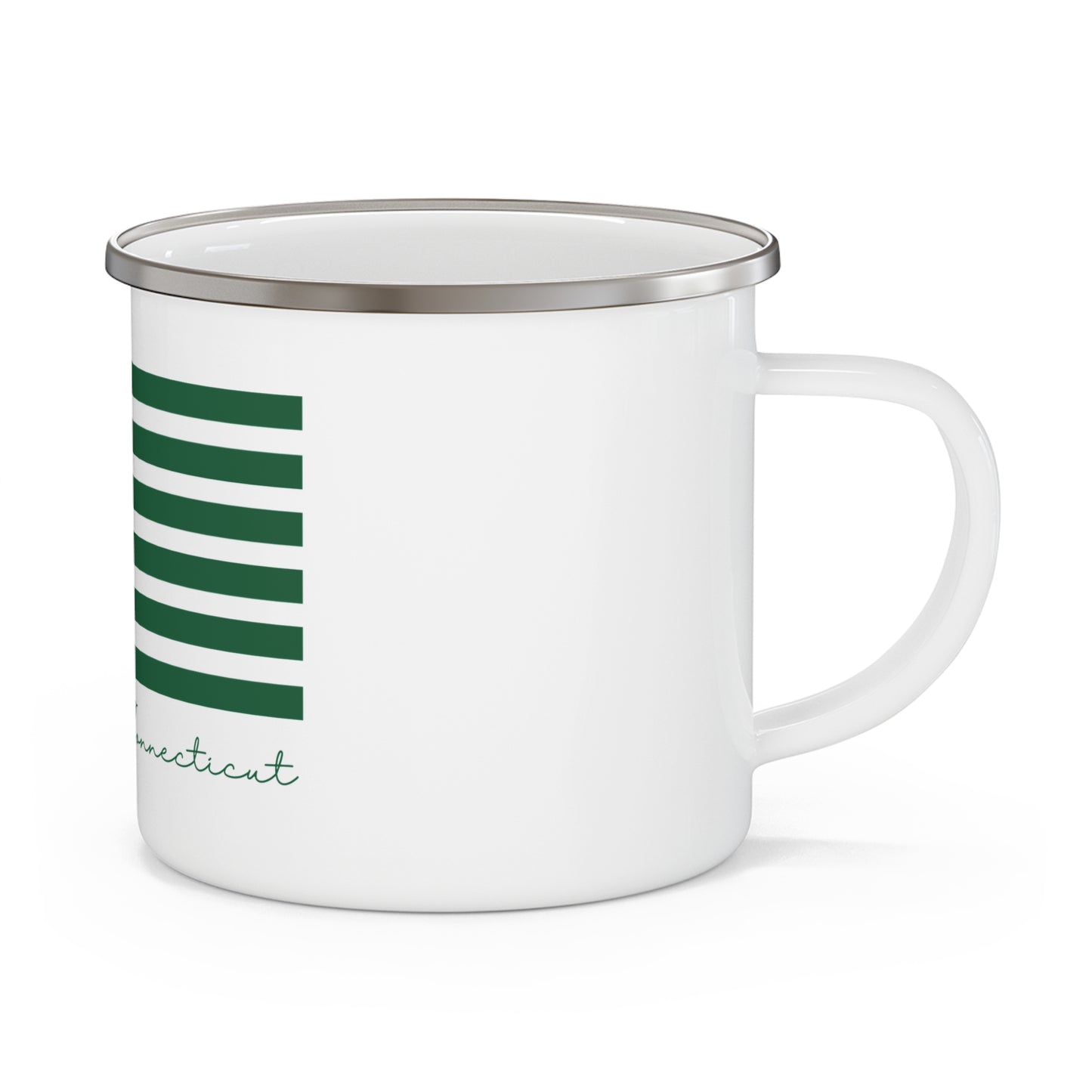 East Hampton Connecticut St. Patrick’s Day Flag Enamel Camping Mug