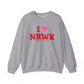 I Heart NRWK Unisex Heavy Blend™ Crewneck Sweatshirt