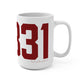 06331 Canterbury Connecticut Zip Code Mug 15oz