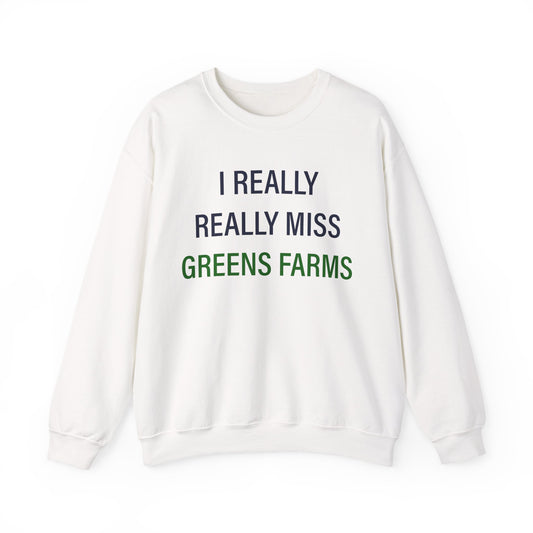 I Really Really Miss Greens Farms Unisex Heavy Blend™ Crewneck Sweatshirt