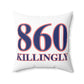 860 Killingly Red, White & Blue Spun Polyester Square Pillow