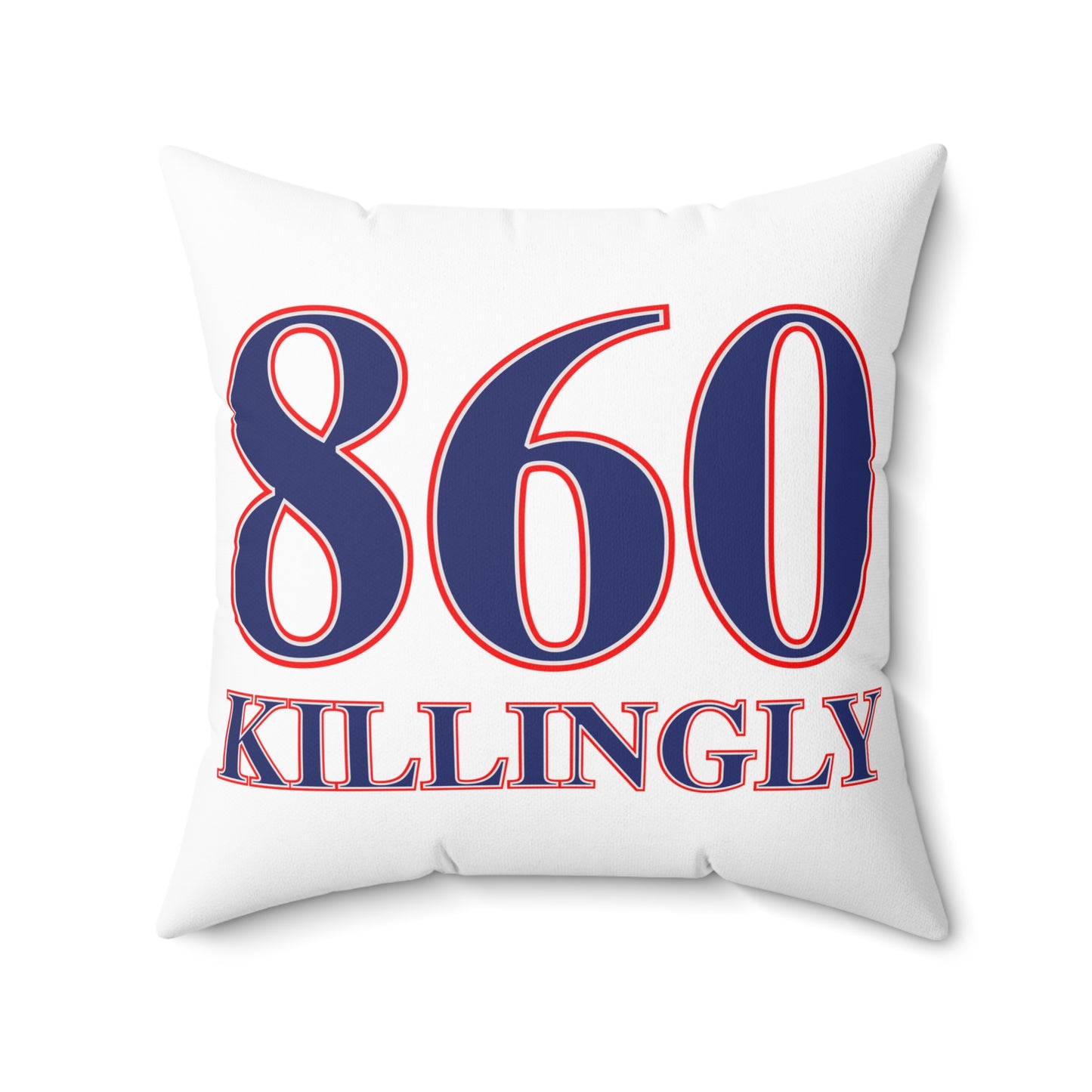 860 Killingly Red, White & Blue Spun Polyester Square Pillow