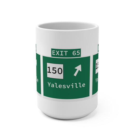 Vintage WCP Exit 65 Sign Mug 15oz