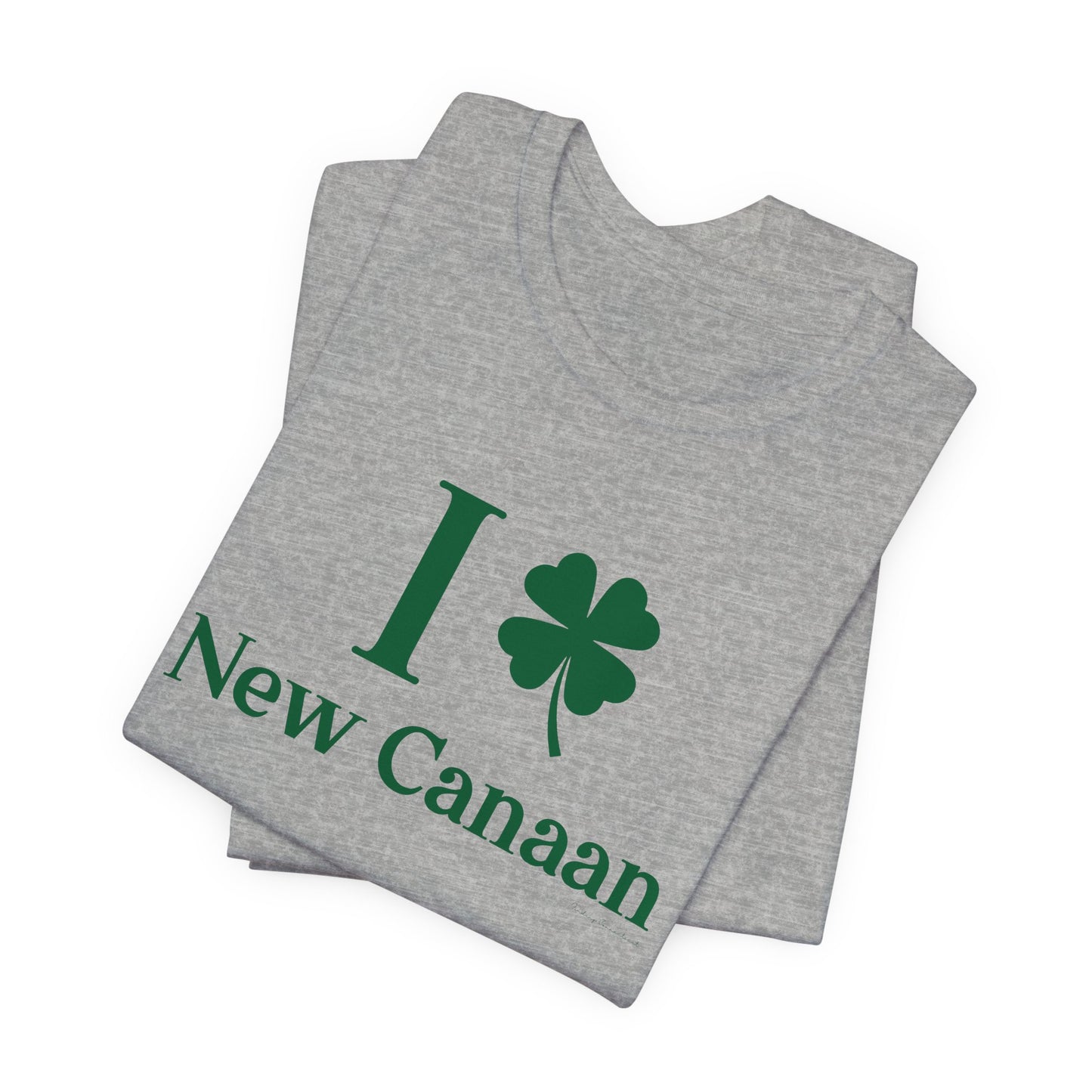 New Canaan Clover (Green) Unisex Jersey Short Sleeve Tee