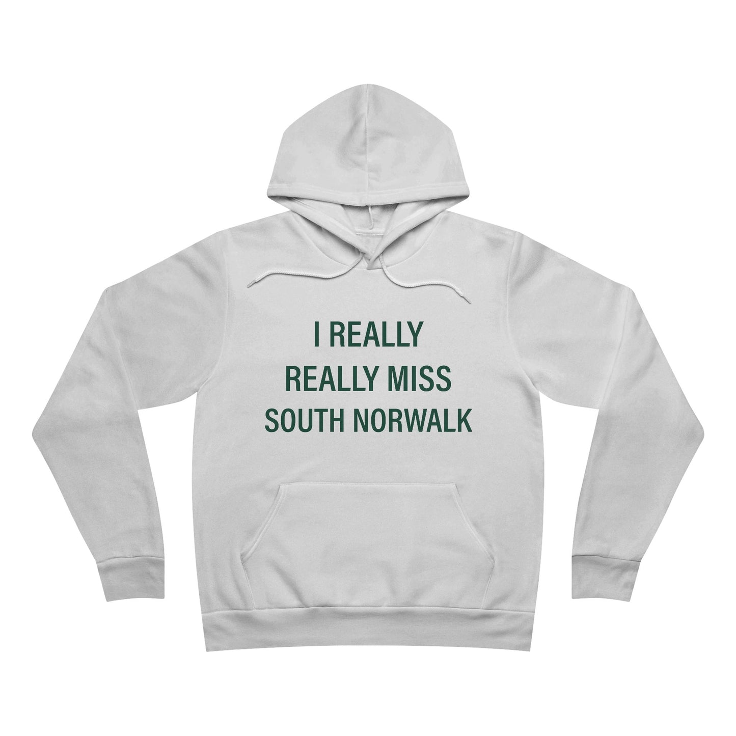 I Really Really Miss South Norwalk Unisex Sponge Fleece Pullover Hoodie