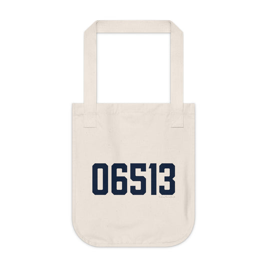 06513 East Haven Connecticut Zip Code Organic Canvas Tote Bag