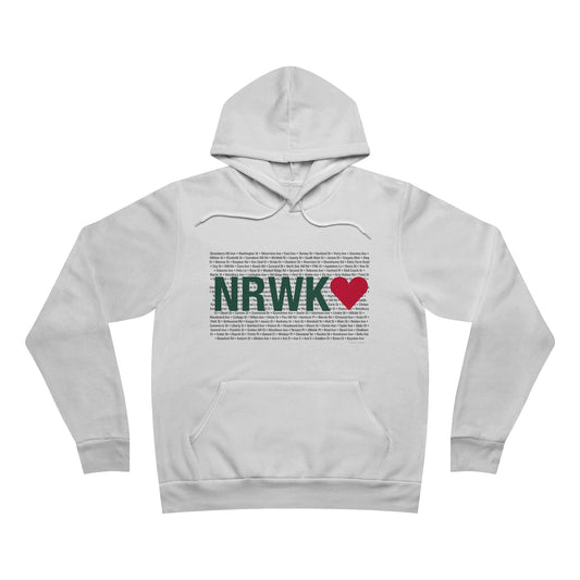 Norwalk Love Unisex Sponge Fleece Pullover Hoodie