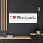 I Heart Westport. Matte Canvas, Stretched, 1.25"