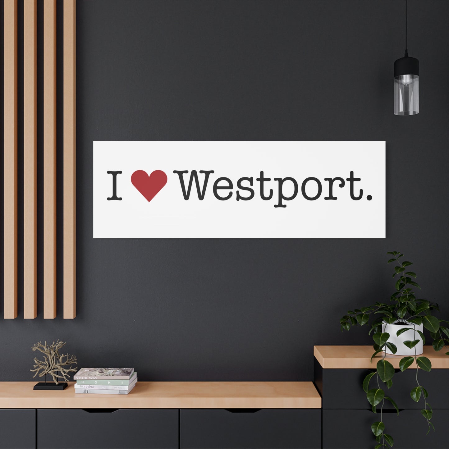 I Heart Westport. Matte Canvas, Stretched, 1.25"