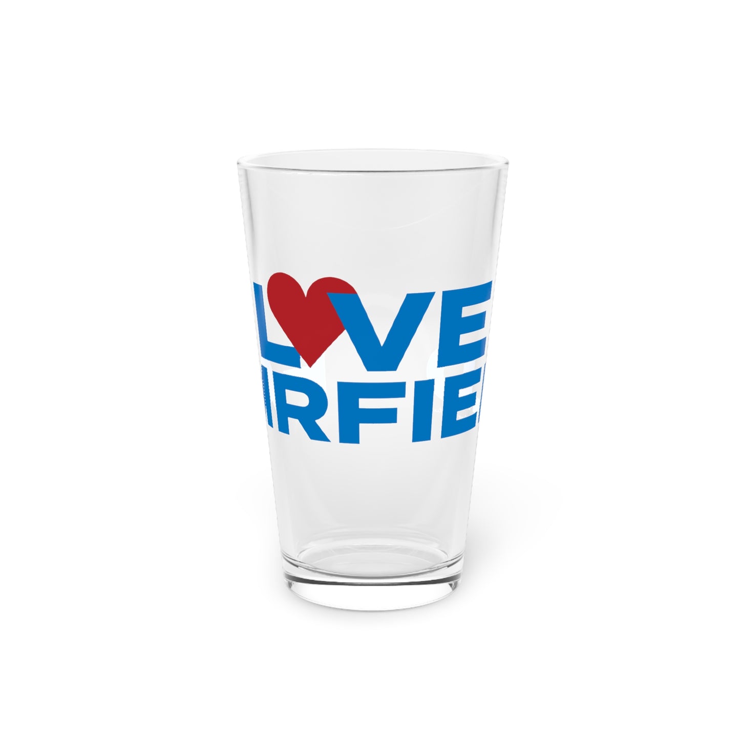 Love Fairfield Pint Glass, 16oz