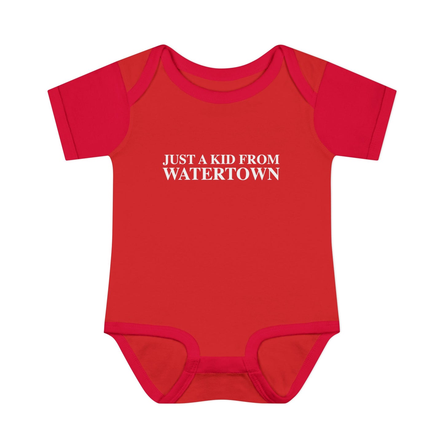 Just a kid from Watertown Infant Baby Rib Bodysuit