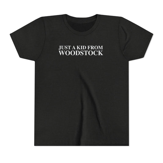 Just a kid from Woodstock Youth Short Sleeve T-Shirt
