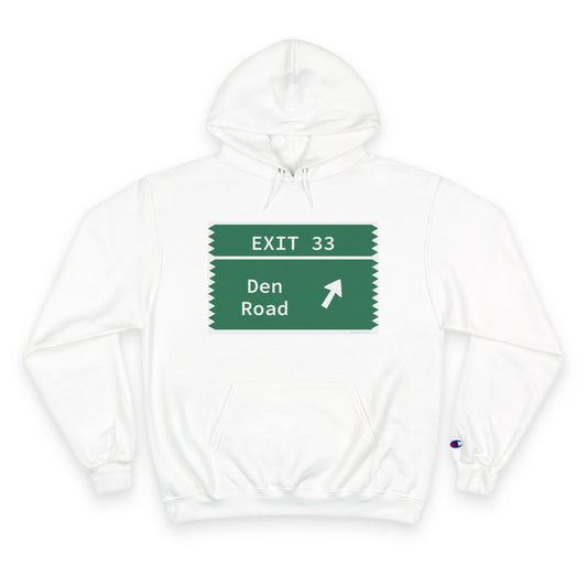 Vintage Merritt Parkway Exit 33 Sign Champion Hoodie