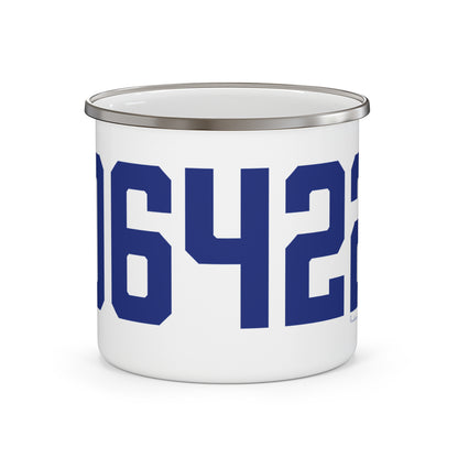 06422 Durham Connecticut Zip Code Enamel Camping Mug