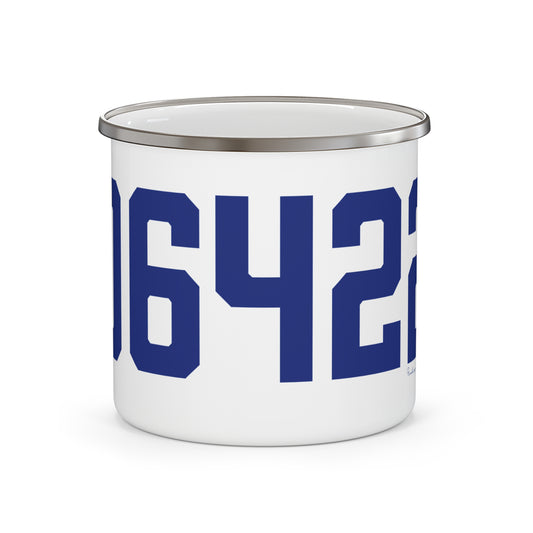06422 Durham Connecticut Zip Code Enamel Camping Mug