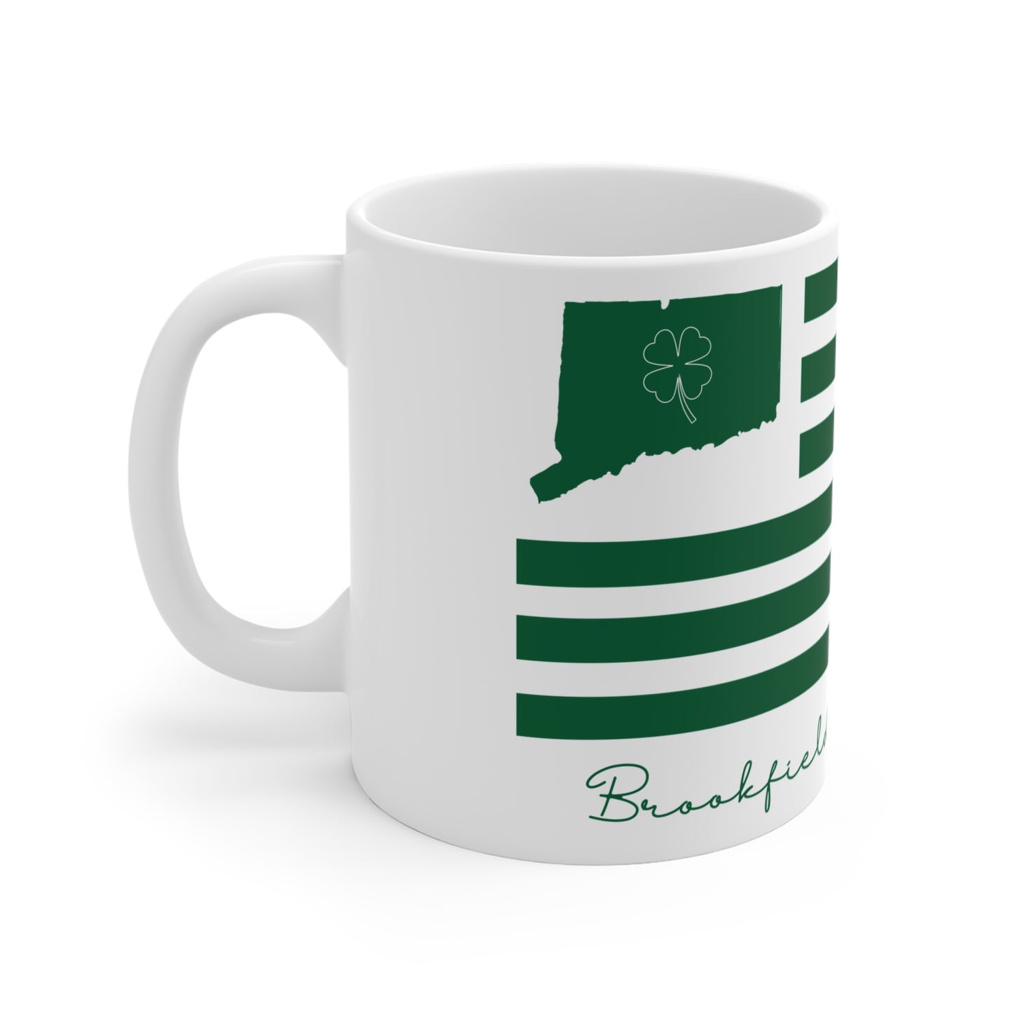 Brookfield Connecticut St. Patrick’s Day Flag Mug 11oz