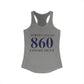 North Canaan 860 Connecticut Women's Ideal Racerback Tank Top