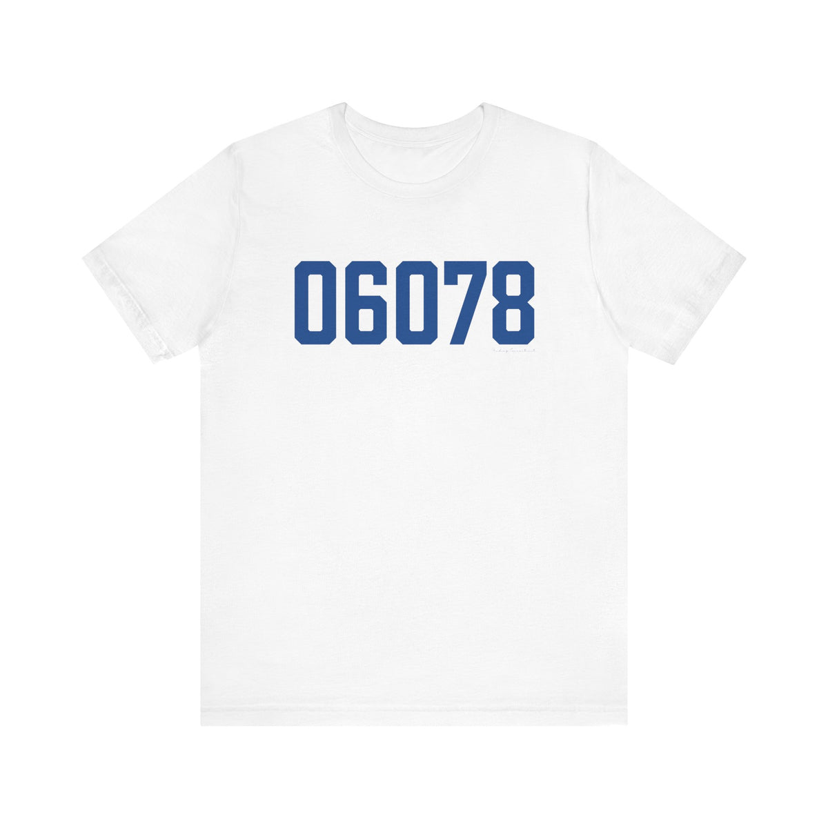 06078 Suffield Connecticut Zip Code Unisex Jersey Short Sleeve T-Shirt
