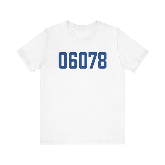 06078 Suffield Connecticut Zip Code Unisex Jersey Short Sleeve T-Shirt