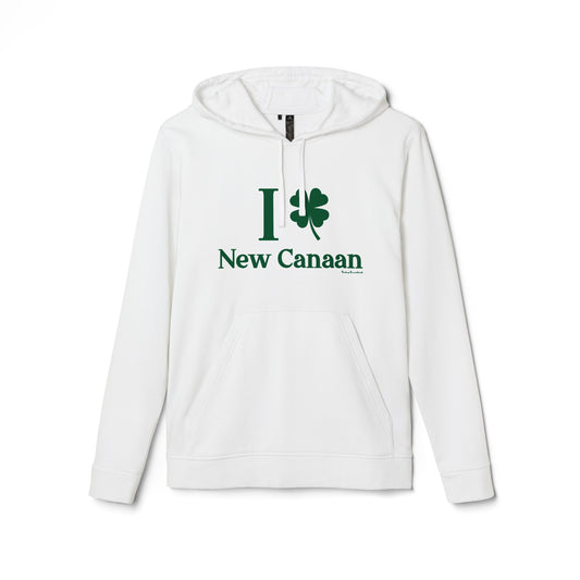 I Clover New Canaan adidas® Unisex Fleece Hoodie