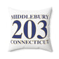 Middlebury 203 Connecticut Polyester Square Pillow