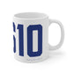 06610  Bridgeport Connecticut Zip Code Mug 11oz
