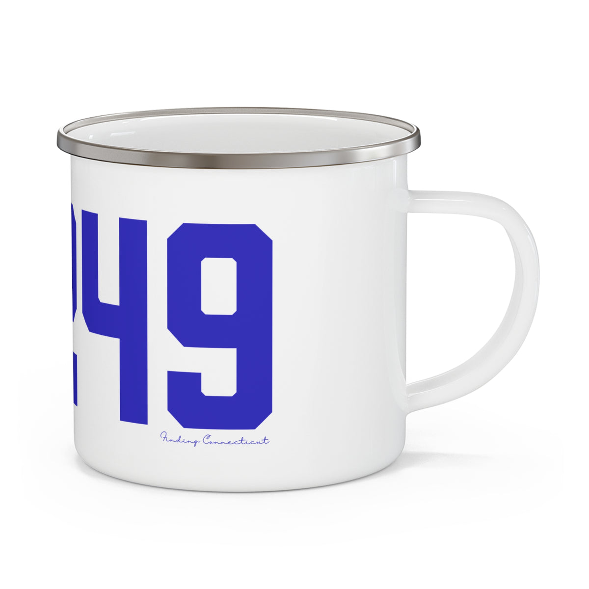 06249 Lebanon Connecticut Zip Code Enamel Camping Mug