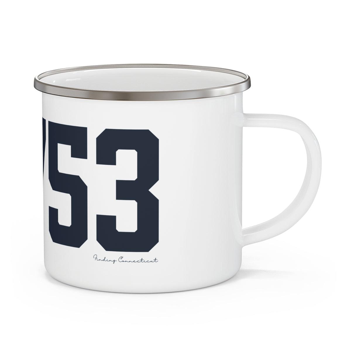 06753 Cornwall Connecticut Zip Code Enamel Camping Mug
