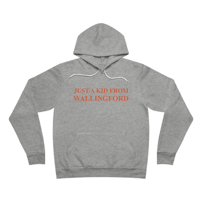 Just a kid from Wallingford Unisex Sponge Fleece Pullover Hoodie