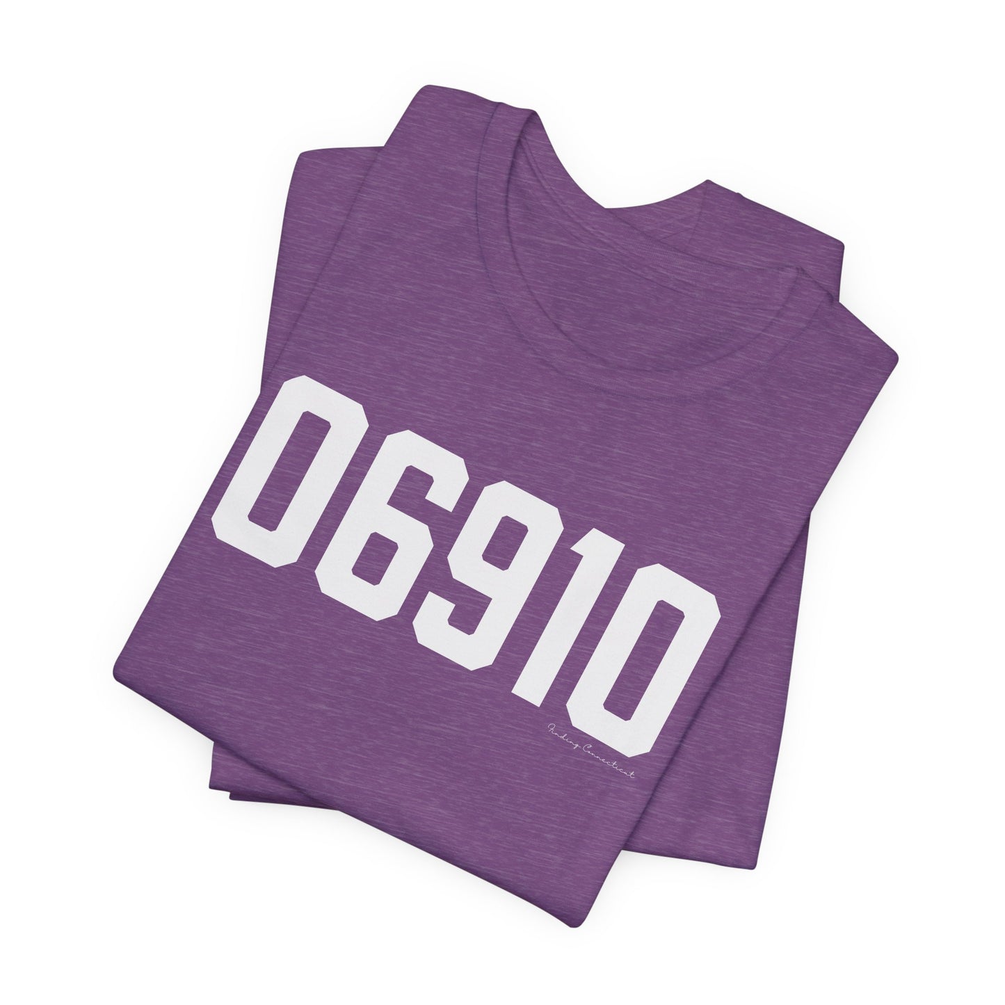 06910 Stamford CT Zip Code Unisex Jersey Short Sleeve T-Shirt