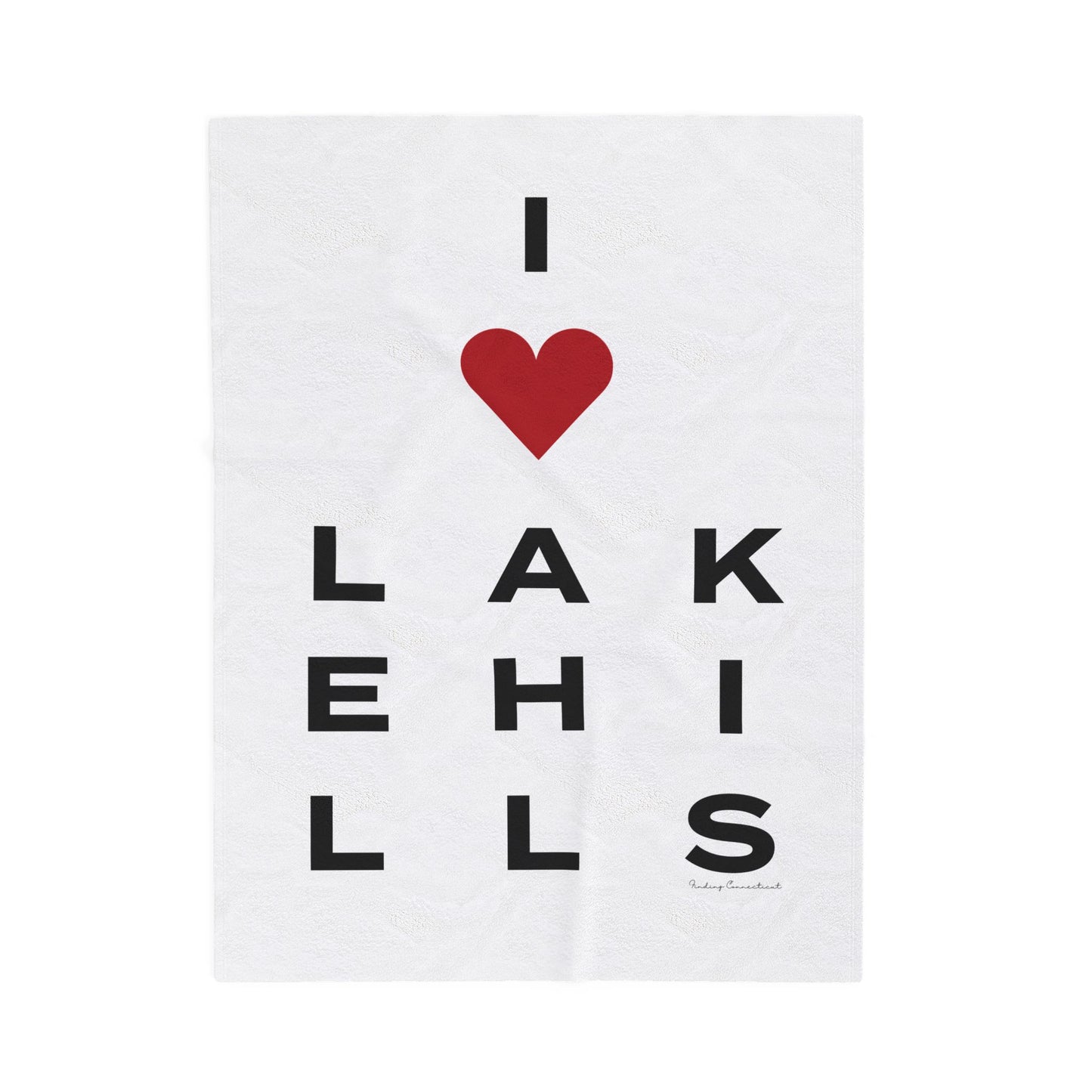 Lake Hills Vision Velveteen Plush Blanket