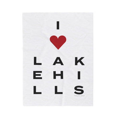 Lake Hills Vision Velveteen Plush Blanket