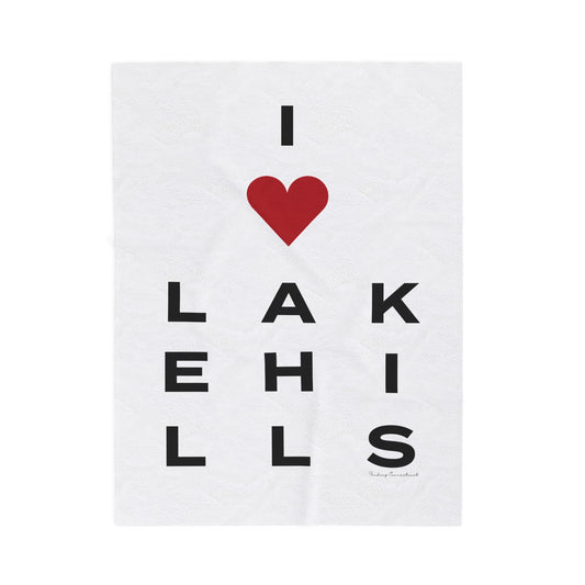Lake Hills Vision Velveteen Plush Blanket