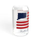 Scotland Connecticut Flag Sipper Glass, 16oz