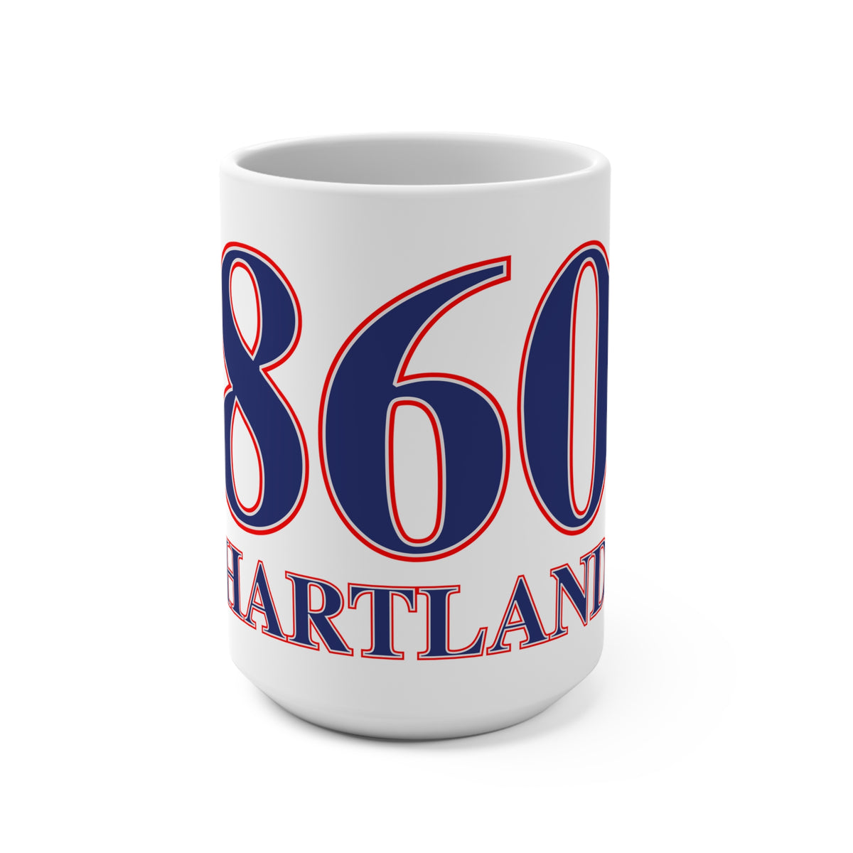 860 Hartland Red, White & Blue Mug 15oz
