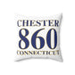 Chester 860 Connecticut Spun Polyester Square Pillow