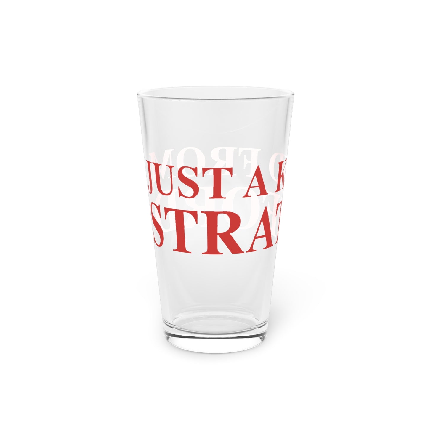 Just a kid from Stratford Pint Glass, 16oz