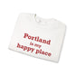 Portland is My Happy Place Unisex Heavy Blend™ Crewneck Sweatshirt