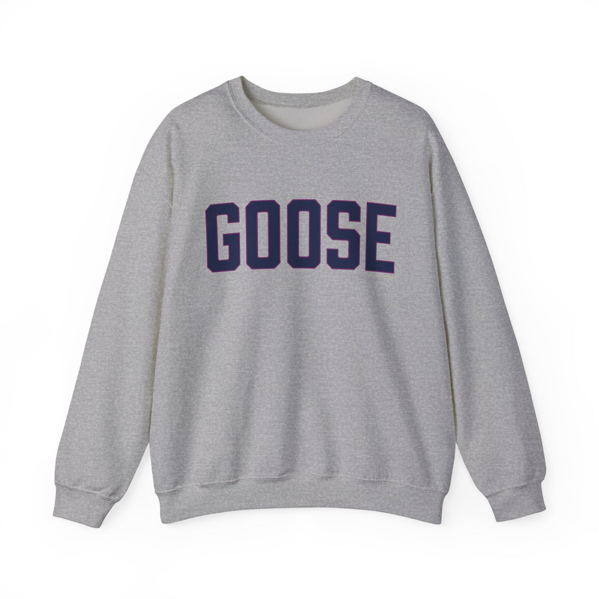 Goose Zip Code  Blue & Purple Unisex Heavy Blend™ Crewneck Sweatshirt