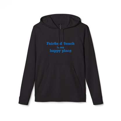 Fairfield Beach is My Happy Place adidas Unisex Fleece Hoodie