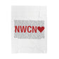 New Canaan Love Velveteen Plush Blanket