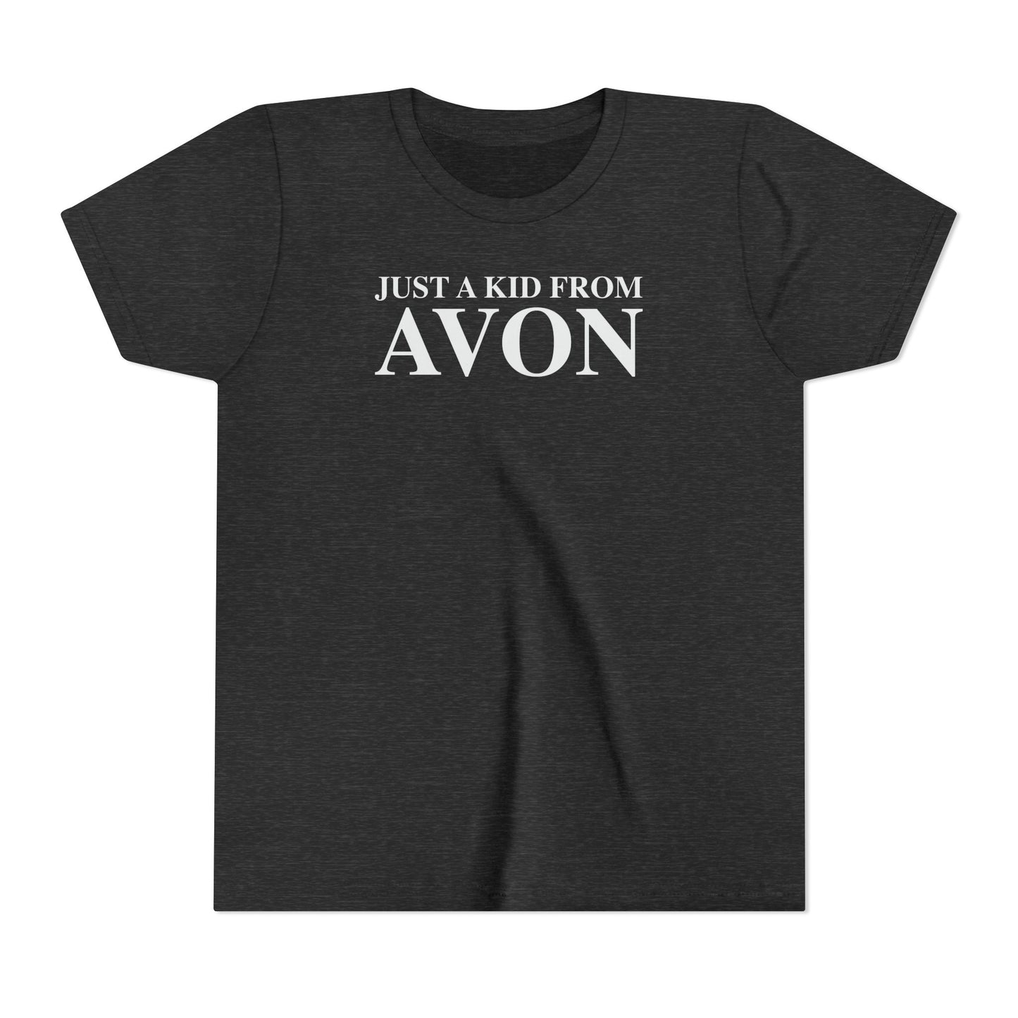Just a kid from Avon Youth Short Sleeve T-Shirt