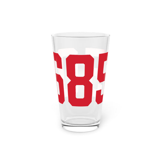 06855 Norwalk Connecticut Zip Code  Pint Glass, 16oz