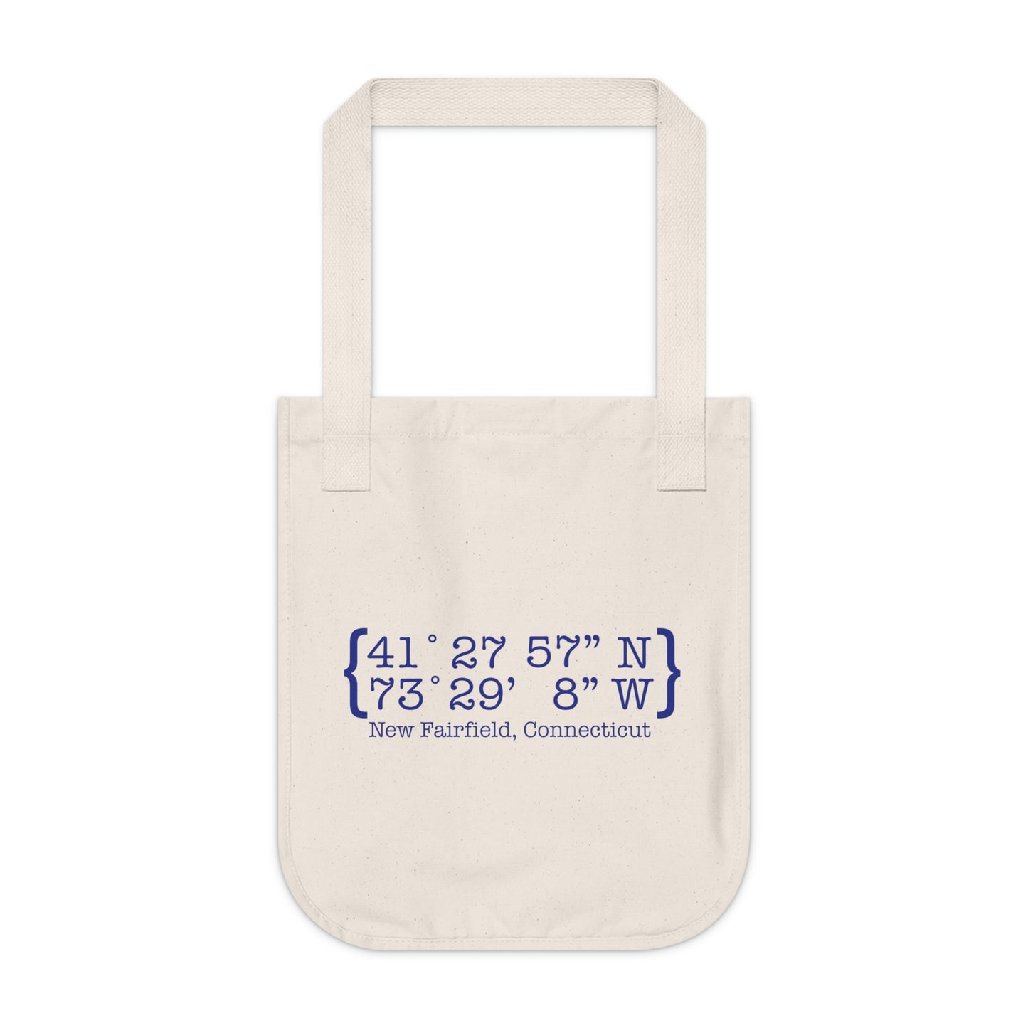 New Fairfield Coordinates Organic Canvas Tote Bag