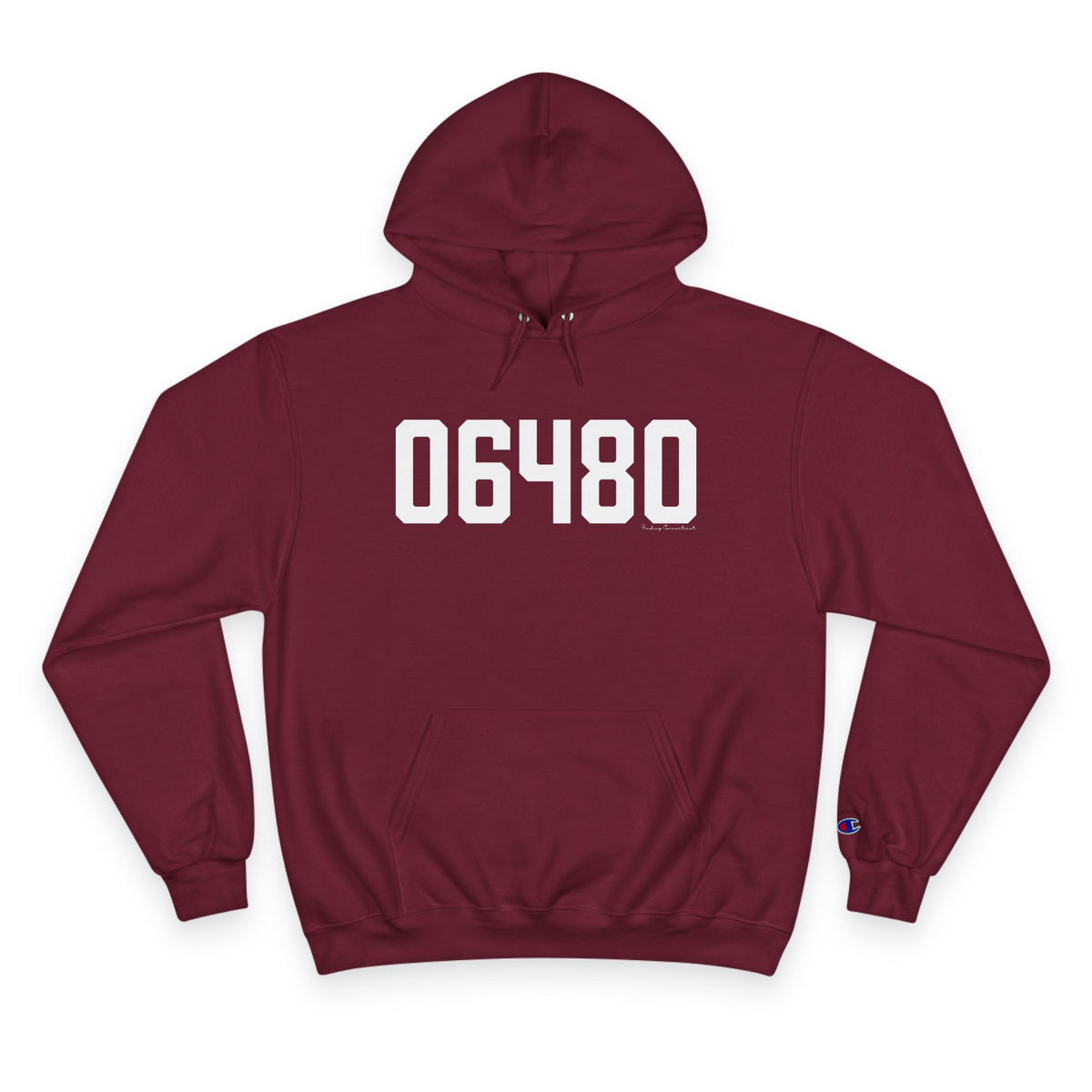 06480 Portland CT Zip Code Champion Hoodie