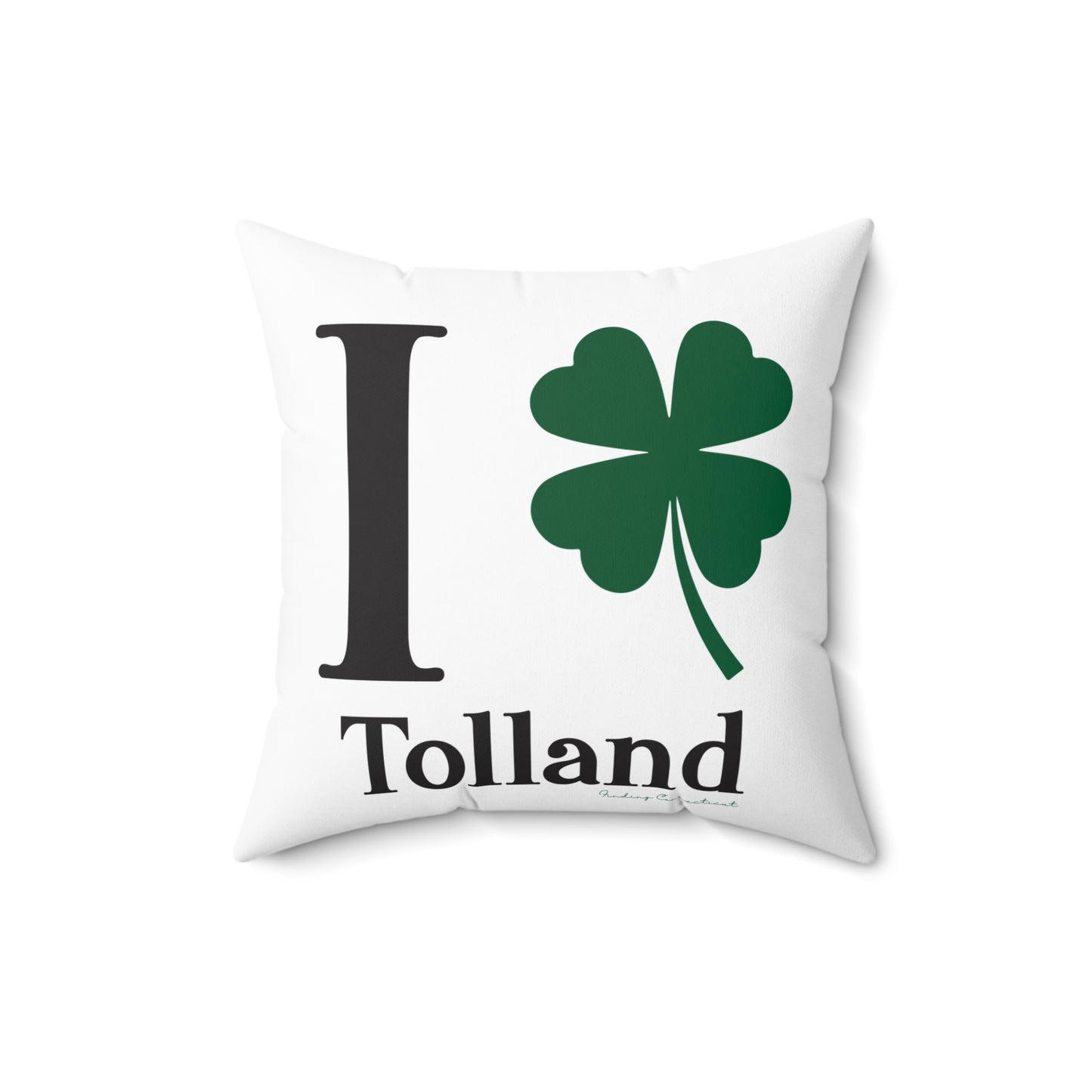 I Clover Tolland Spun Polyester Square Pillow