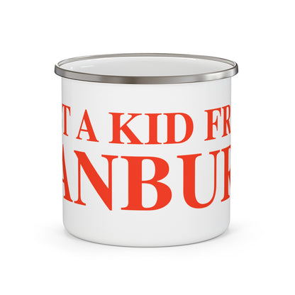 Just a kid from Danbury Enamel Camping Mug