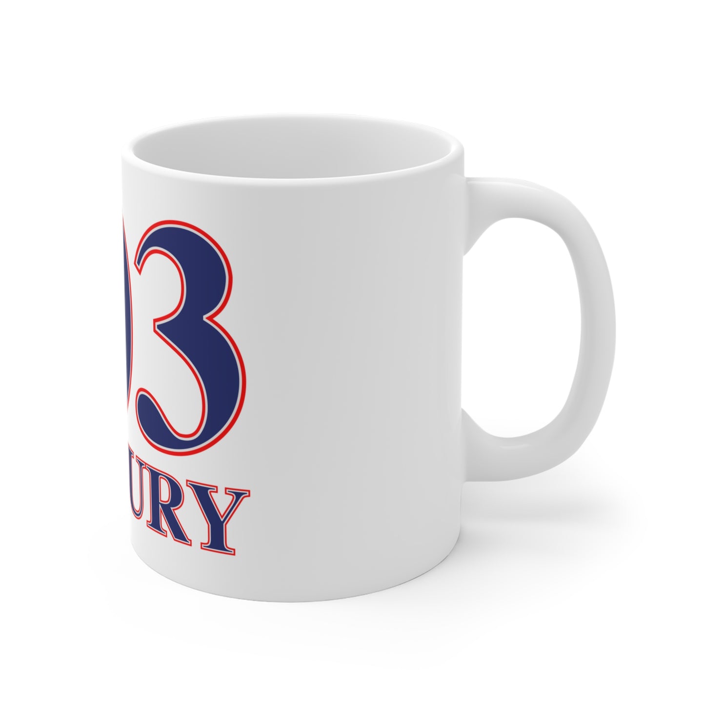 203 Danbury Red, White & Blue Mug 11oz